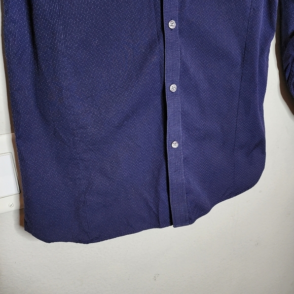 Ted Baker Endurance blue long sleeve button down shirt. 15.5. - Picture 10 of 14